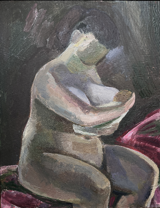 «Кормящая», Аршакуни З.П., картина, живопись