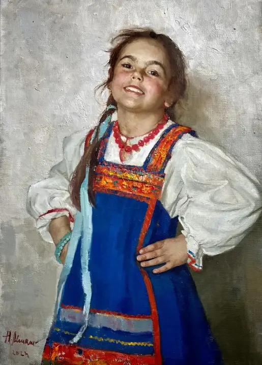 «Краса», Милашевич Наталья Ивановна, художник, купить картину, купить, работы, аукцион, живопись, галерея ОПХ, Bidspirit, бидспирит, магазин, выставка