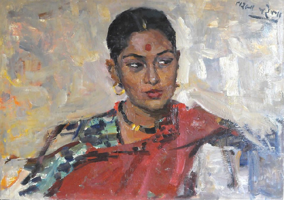 «Индийская девушка», 1957, Русов Л.А.