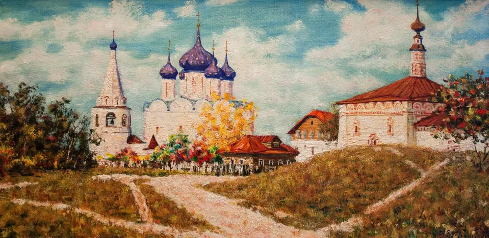 «Суздаль», Евграфов Александр Борисович, художник, купить картину, купить, работы, аукцион, живопись, галерея ОПХ, Bidspirit, бидспирит, магазин, выставка