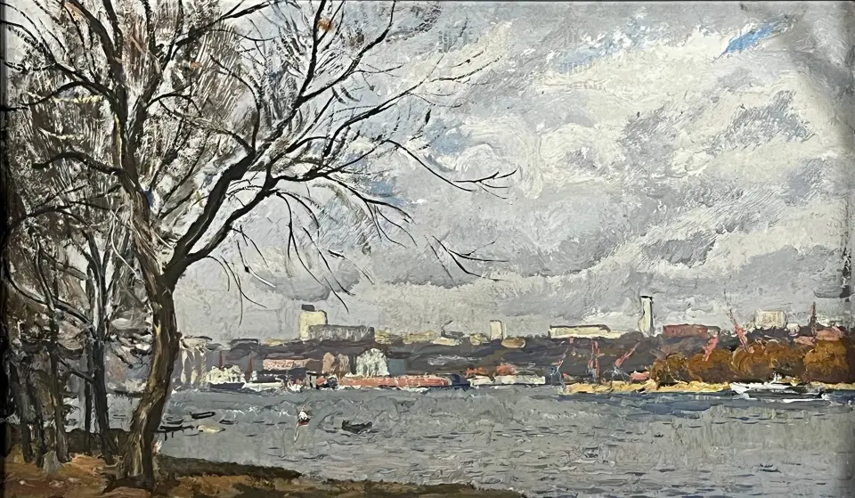 «Пейзаж», Коровин Виктор Иванович, художник, купить картину, купить, работы, аукцион, живопись, галерея ОПХ, Bidspirit, бидспирит, магазин