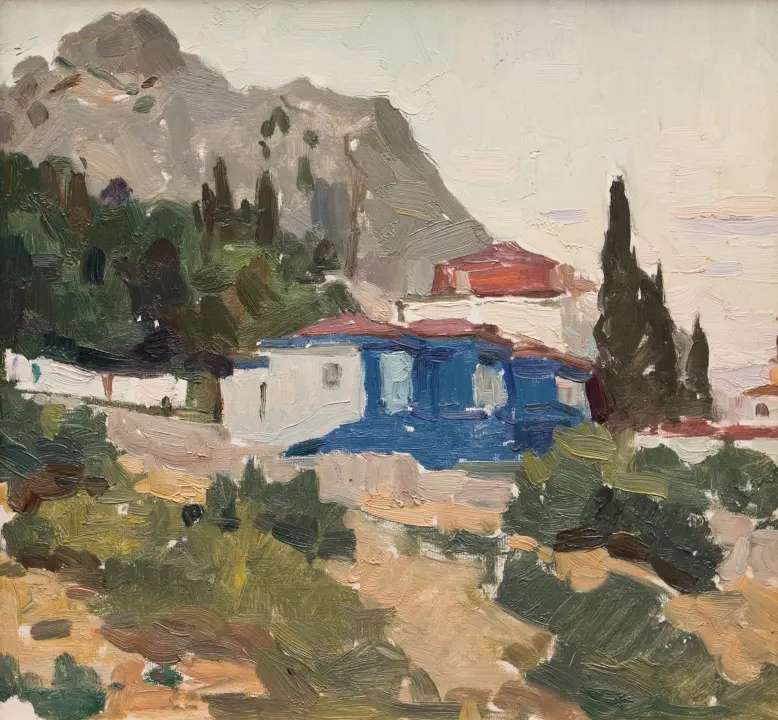 «Гурзуф», Язгур Лазарь Семенович, художник, купить картину, купить, работы, аукцион, живопись, галерея ОПХ, Bidspirit, бидспирит, магазин, выставка