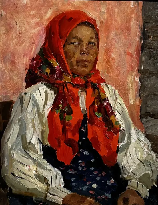 «Портрет», Кабачек Леонид Васильевич, художник, купить картину, купить, работы, аукцион, живопись, галерея ОПХ, Bidspirit, бидспирит, магазин, выставка