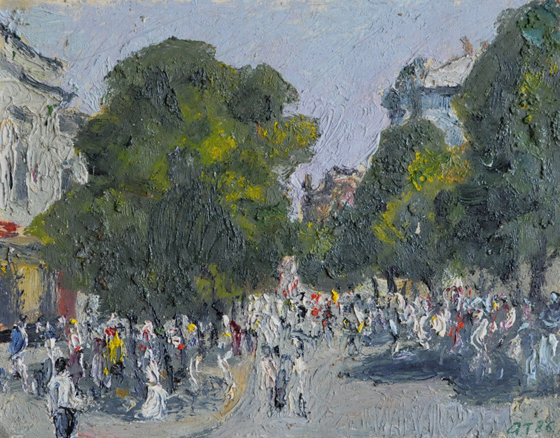 «Дерибасовская улица. Одесса.», 1986, Татаренко А.А.