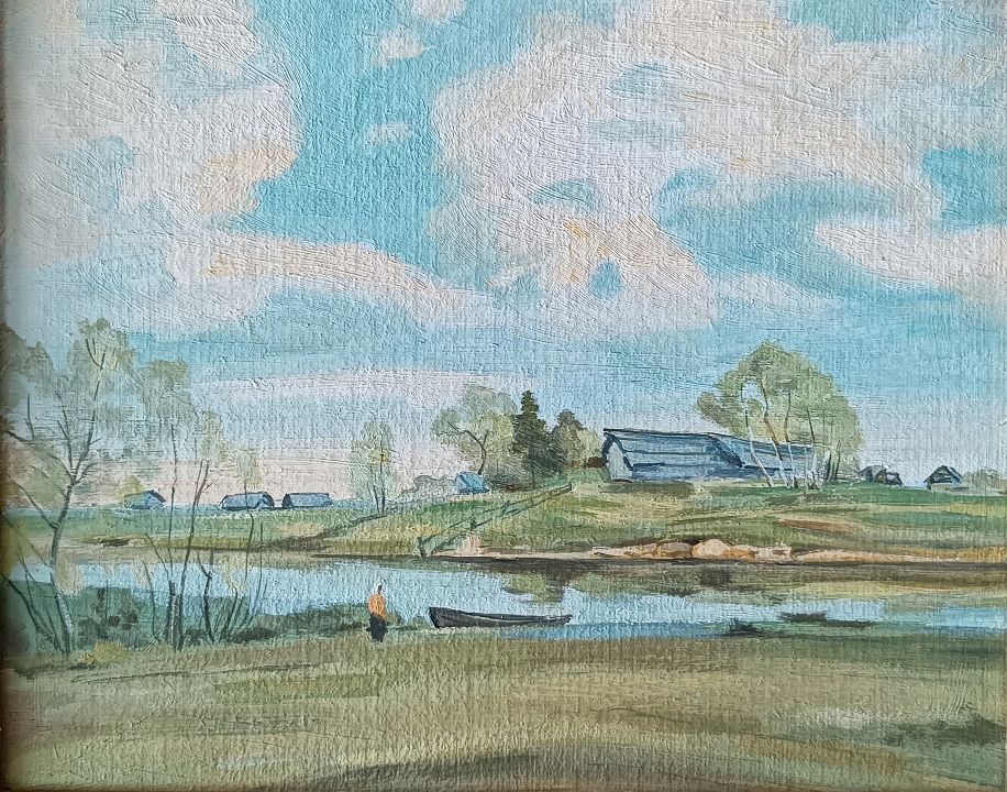«Деревенский пейзаж» Орлов В.С.