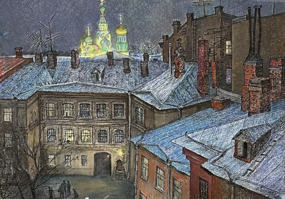 «Университетский дворик», Бекарян Дзовинар Аровна, художник, купить картину