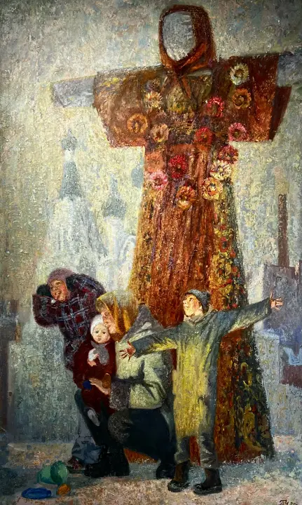 «От мала до велика», Чесноков Петр Серафимович, художник, купить картину, купить, работы, аукцион, живопись, галерея ОПХ, Bidspirit, бидспирит, магазин, выставка