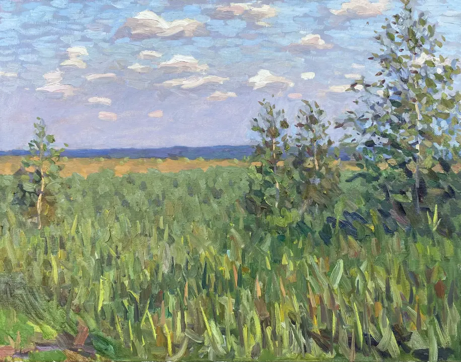 «Лето», Экономов Константин Аркадьевич, художник, купить картину, купить, работу, живопись, галерея ОПХ, аукцион, бидспирит