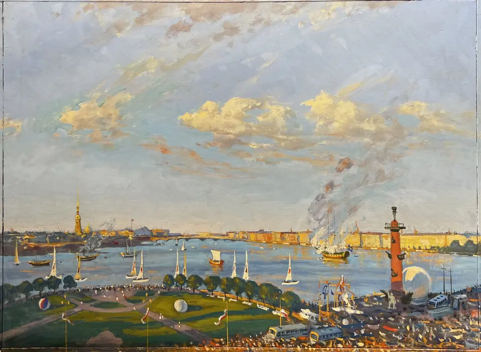 «300 лет Петербургу», Яркин Владимир Петрович, художник, купить картину, купить, работы, живопись, выставка «Полюса живописи», галерея ОПХ