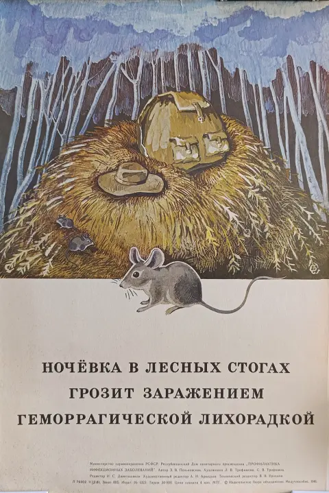 «Ночёвка в лесных стогах грозит заражением геморрагической лихорадкой» Трофимова Л.В., Трофимов С.В.
