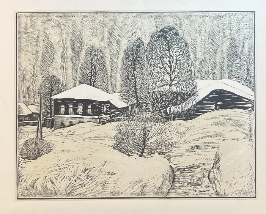 Перминов Сергей Андреевич, художник, купить картину, купить, работы, графика, аукцион, бидспирит, галерея ОПХ, Bidspirit