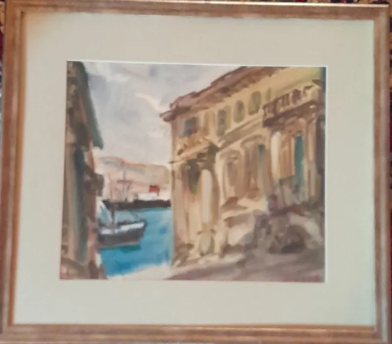 «Севастополь, улица к мору», Басов Яков, художник, купить картину.