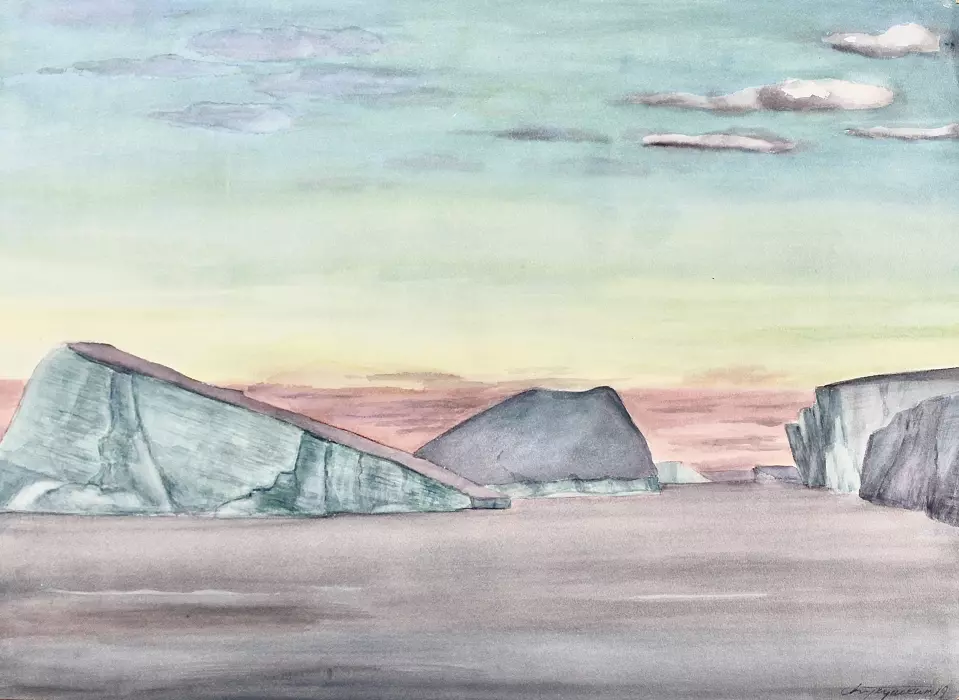 «Старые айсберги», Кукушкин О.Г., 1989