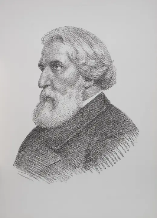 «Иван Тургенев», Н.Х., художник, купить картину.