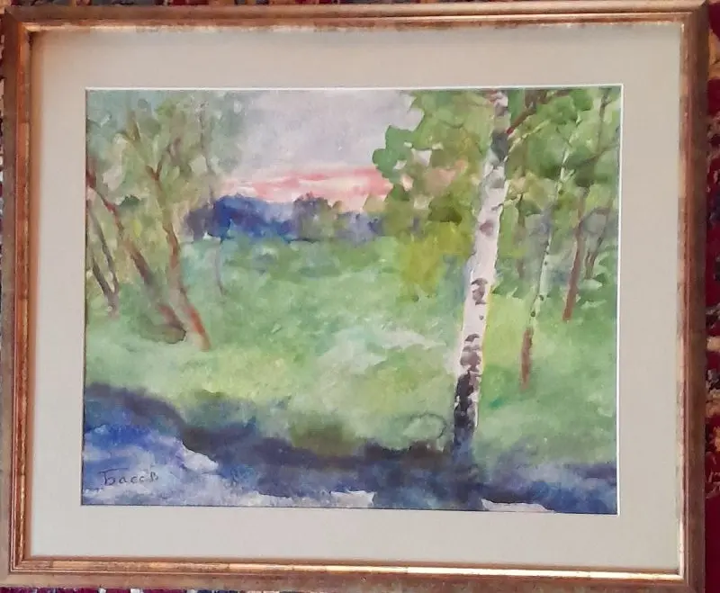 «Березки у реки», Басов Яков, художник, купить картину.