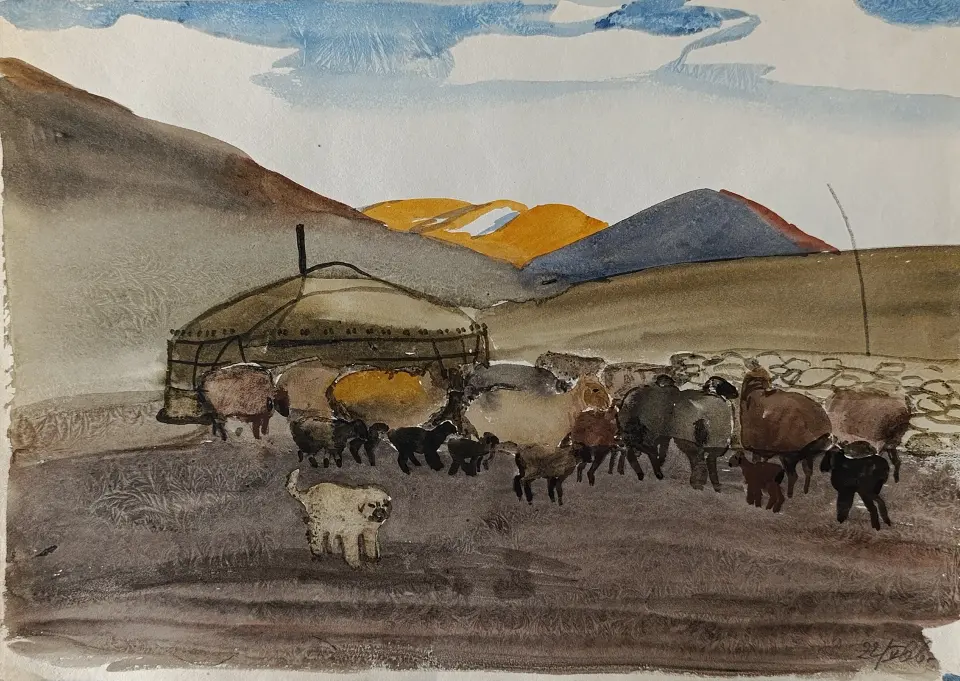 «Памир. Овцы» Капустина Т.П.