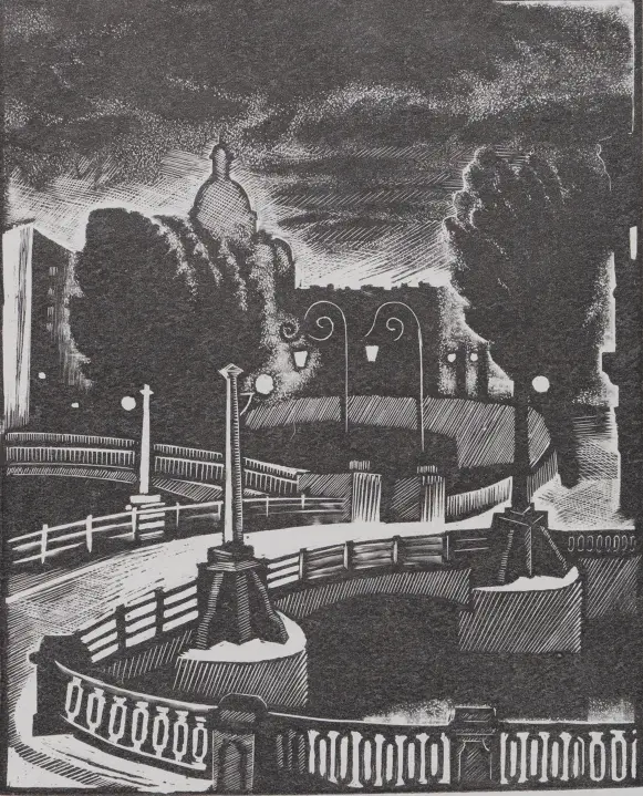«Вид на Исаакиевский собор», 1980 г., Гончаров Андрей Дмитриевич, художник, купить картину.