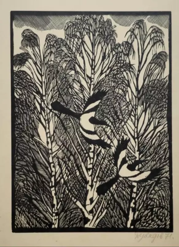 «Сороки», Дувидов Виктор Аронович, художник, купить картину