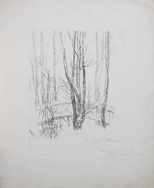 &laquo;Зима&raquo;, 1978 г. Звонцов Василий Михайлович, художник, купить картину.