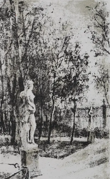 «Летний сад», Борискович Владимир Григорьевич, художник, купить картину.