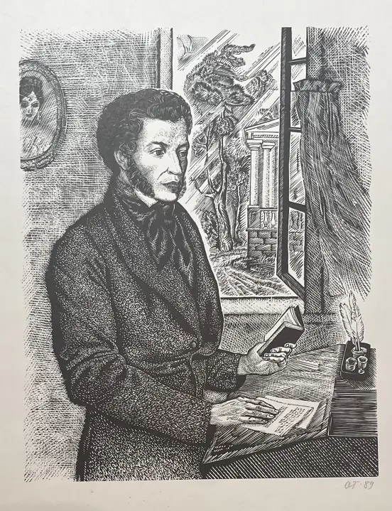 &laquo;А.С. Пушкин&raquo;, Н.Х., художник, купить картину.