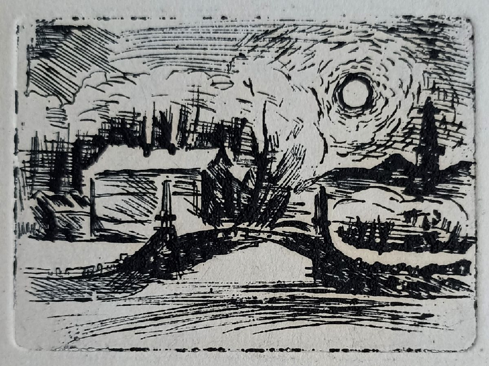 «Городской пейзаж. Мост» Шкурко В.П.