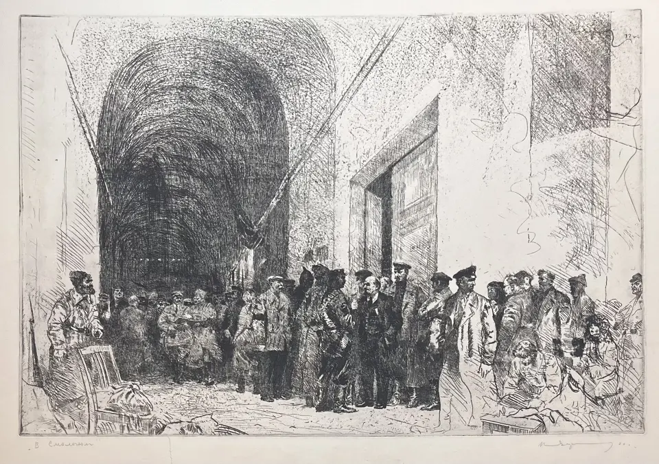 &laquo;В Смольном&raquo;, Варлен Пен, художник, купить картину.
