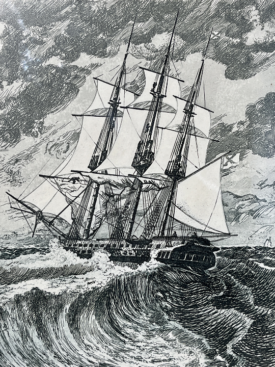 «Фрегат «Аврора»», Ванин А.М., художник, купить картину, купить,
