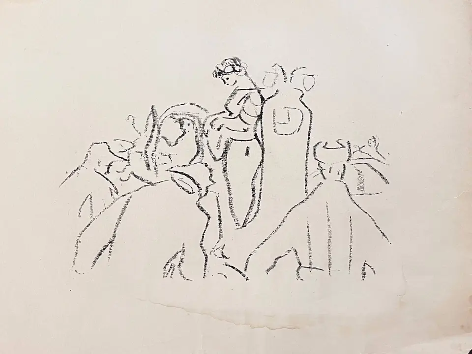 «Автолитография В. Матюх», Матюх Вера Федоровна, художник, купить картину, купить, работы, аукцион, графика, галерея ОПХ, Bidspirit, бидспирит, магазин