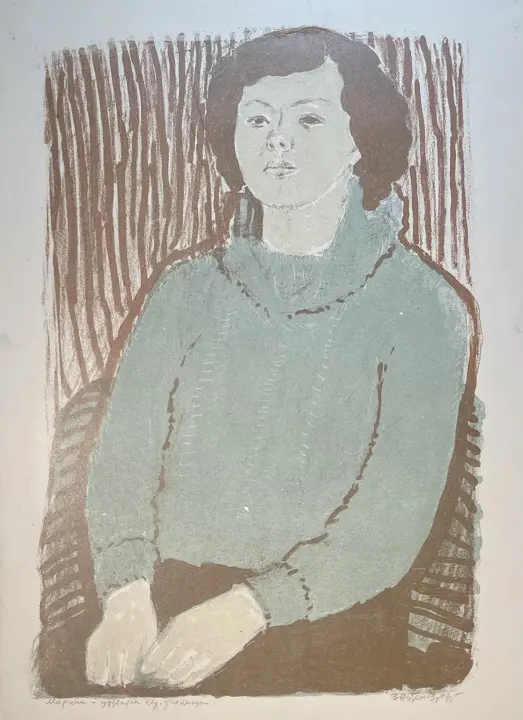 &laquo;Марина - студентка пед. училища&raquo;, Айзенштадт Елизавета Ефимовна, художник, купить картину.