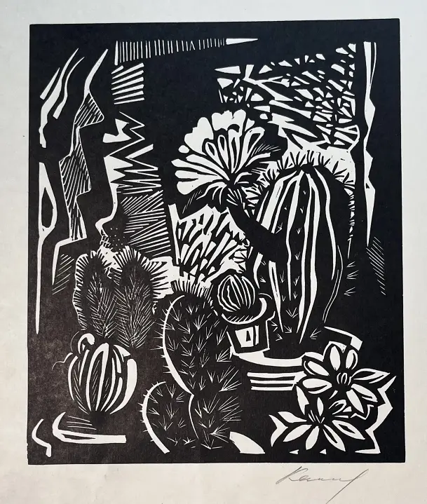 &laquo;Кактусы&raquo;, Каменская Екатерина Николаевна, художник, купить картину.