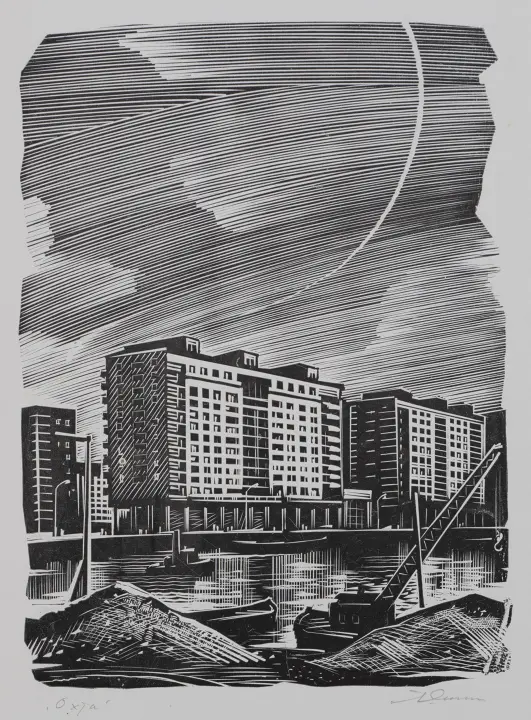 «Охта», Ушин Андрей Алексеевич, художник, купить картину.