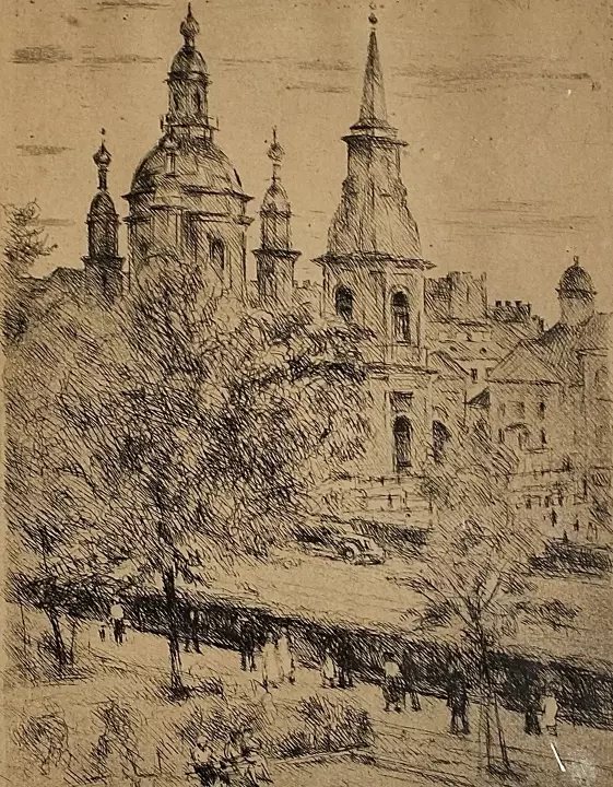 &laquo;Церковь&raquo;, Верейский Георгий Семёнович, художник, купить картину