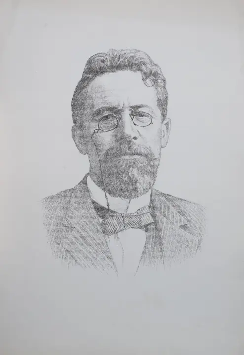 «Антон Павлович Чехов», Н.Х., художник, купить картину.