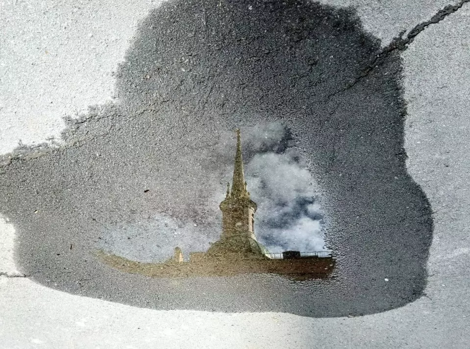 «Апрель. Михайловский замок», Надежда Козлова, фото, фотография, галерея ОПХ, выставка ЯТАКВИЖУ!