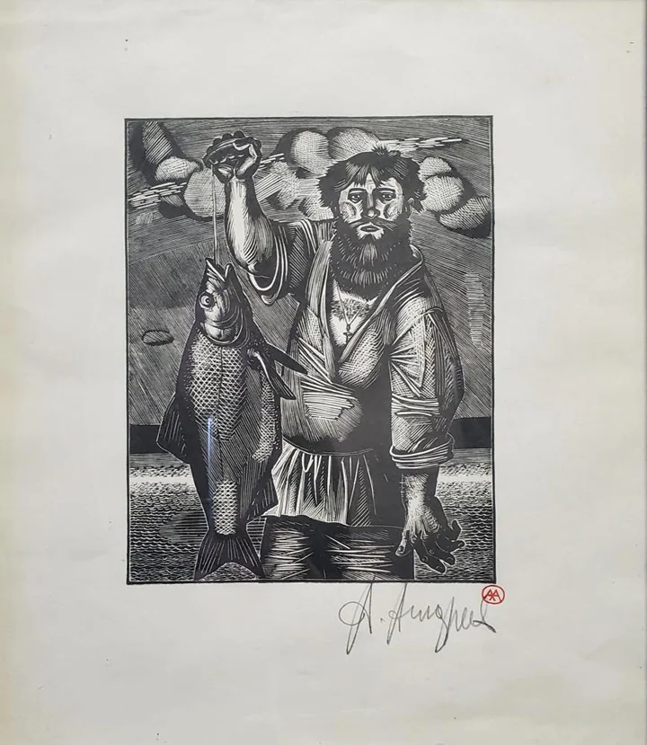 «Рыбак», Андреев Александр Семенович, художник, купить картину