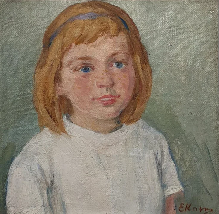 «Веснушка», Костенко Елена Михайловна, художник, купить картину, купить, работы, аукцион, живопись, галерея ОПХ, Bidspirit, бидспирит, магазин, портрет
