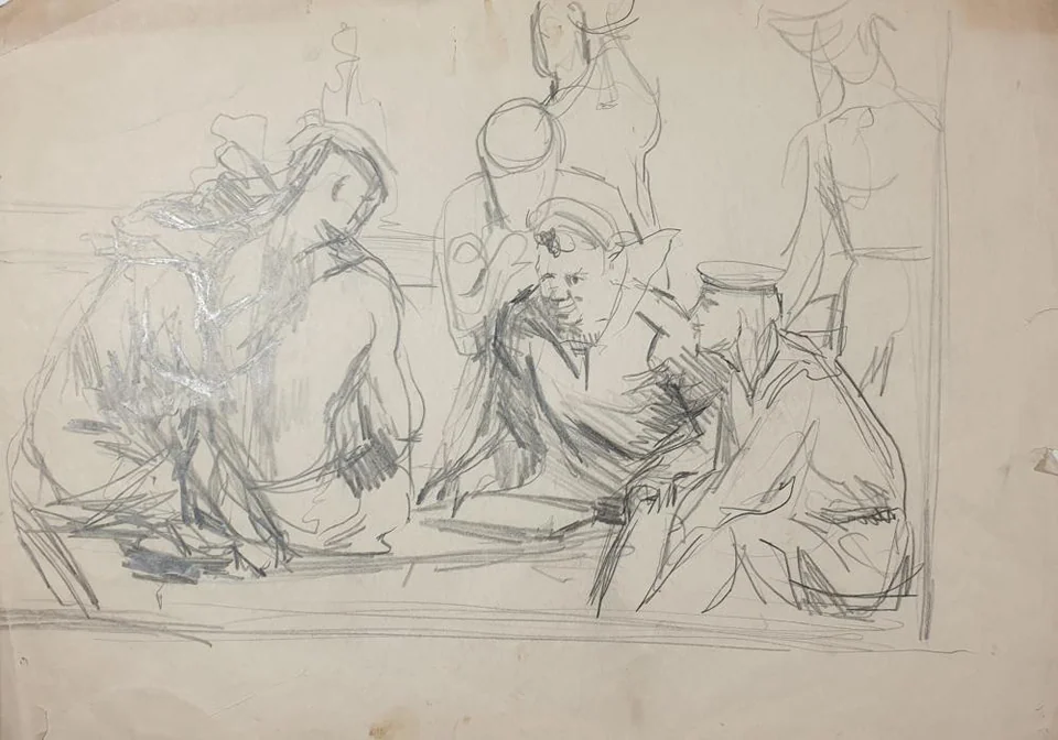 «Моряки», Бантиков Андрей Сергеевич, художник, купить картину