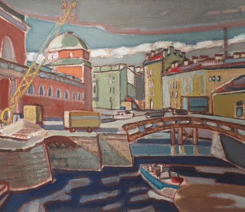 «На Мойке. Ремонт моста»