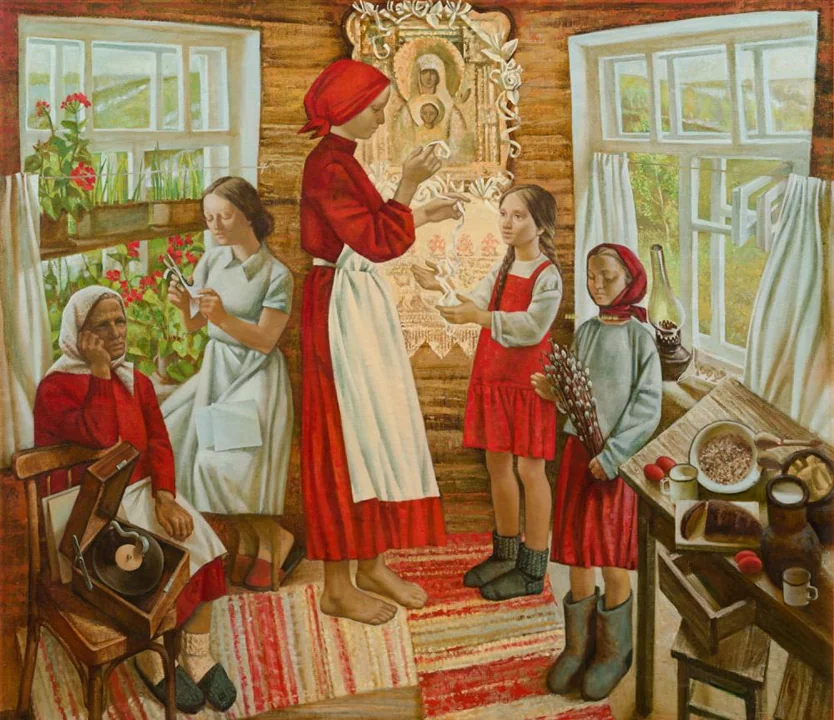 «Воскресенье», Яшина Мария Олеговна, художник, купить картину, купить, работы, живопись, галерея ОПХ, выставка