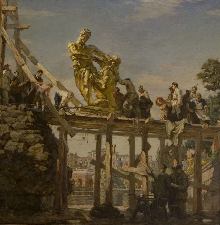 «Восстановление фонтана «Самсон» в Петродворце», Зеленская Г.А.