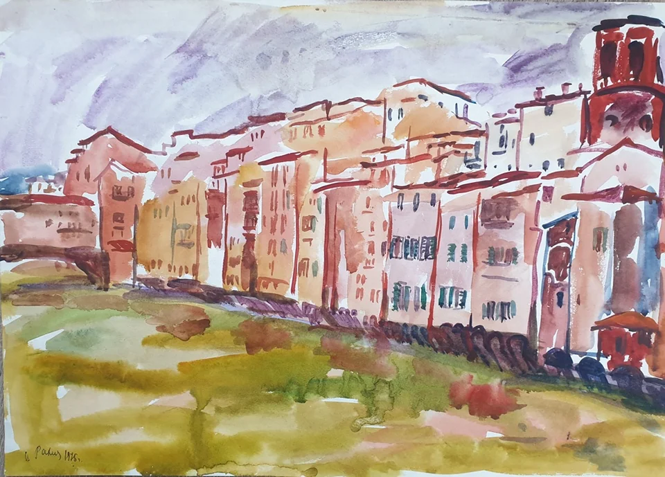 lot 250. «Флоренция, река Арно»