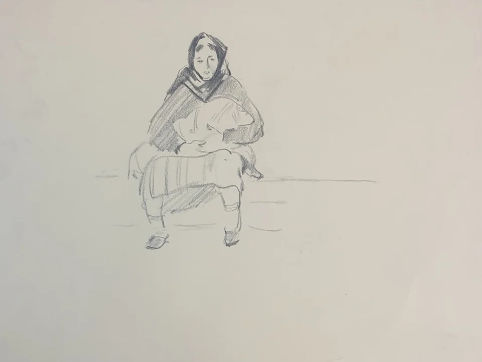 lot 263. «Женщина с ребенком»