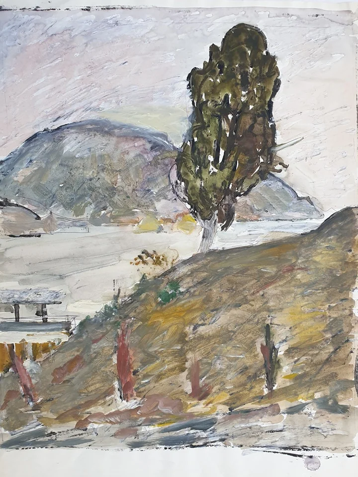 lot 276. «Дерево на косогоре»