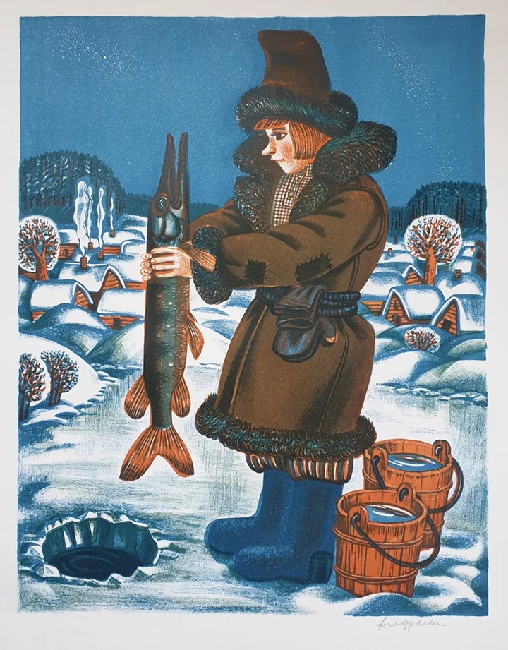 «По щучьему велению», Андреева Надежда Ивановна, художник, купить картину