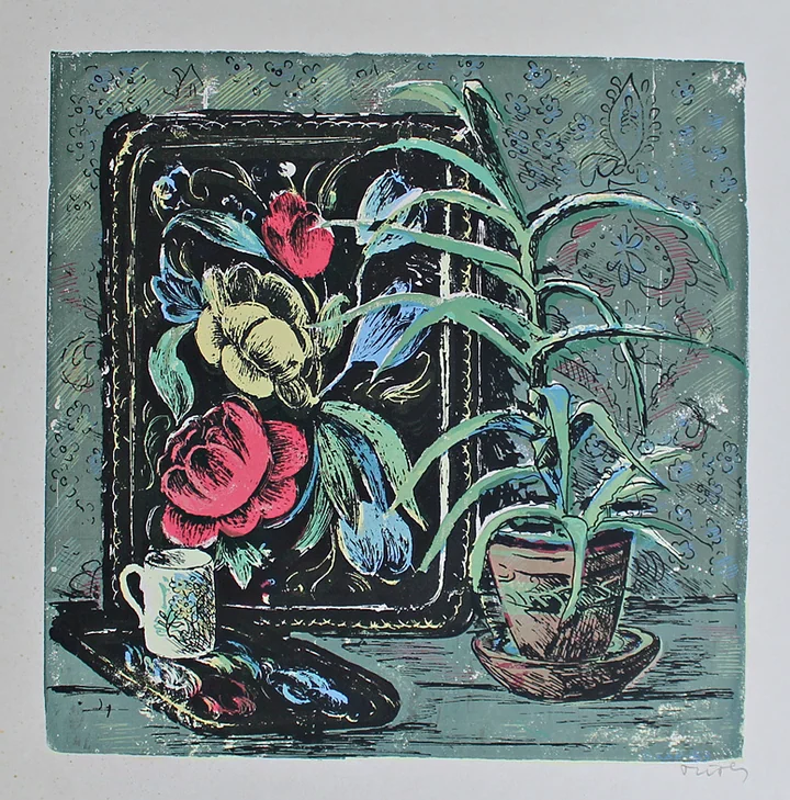 lot 144. «Натюрморт с подносом»