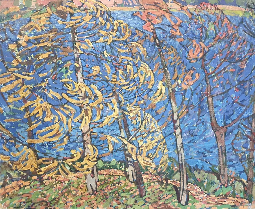 lot 156. «Деревенский осенний пейзаж»