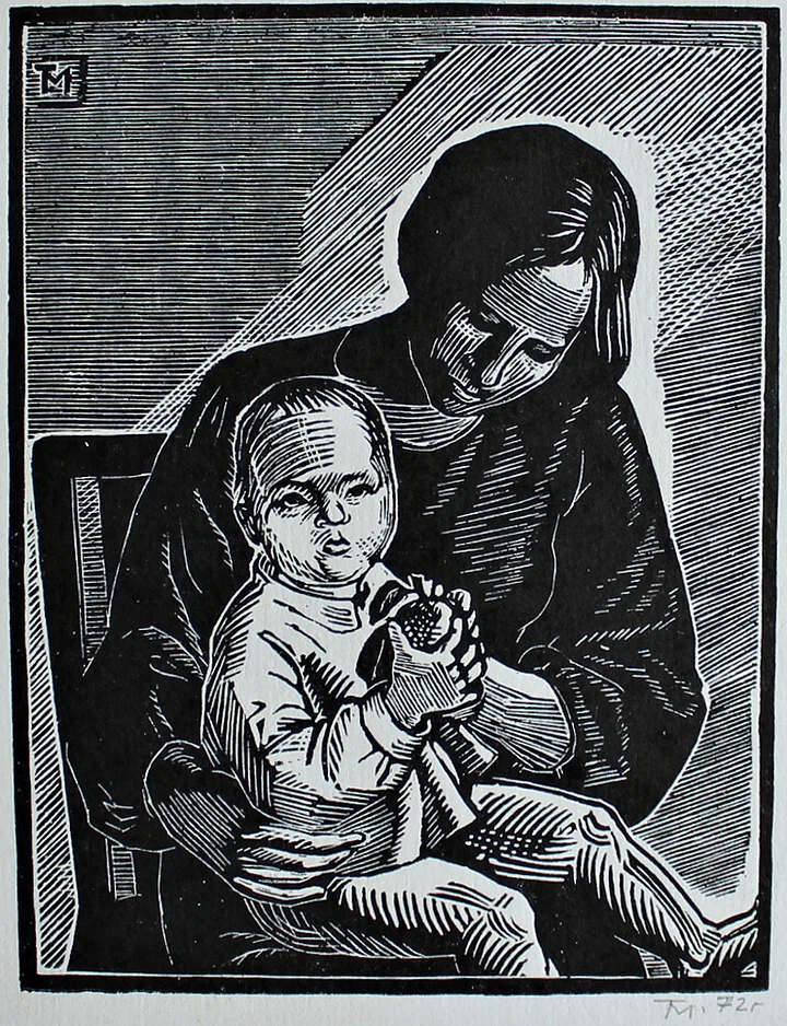 lot 175. «Мать и дитя»