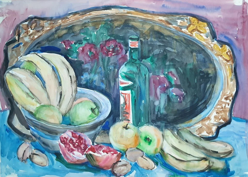 lot 250. «Натюрморт с фруктами»