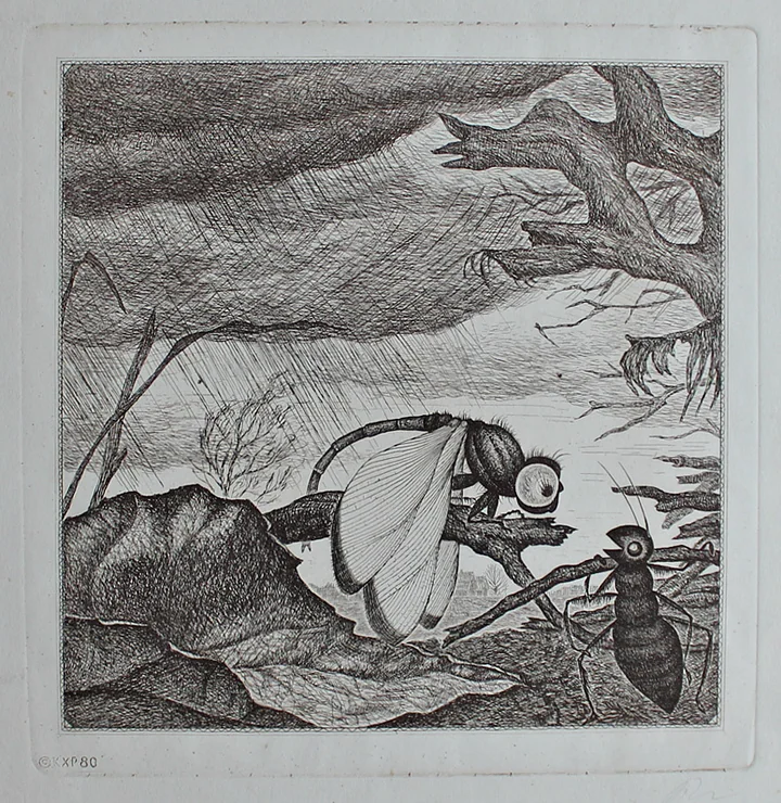 lot 201. «Стрекоза и муравей»